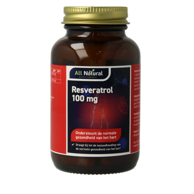 All Natural Resveratrol 100mg 60 Capsules All Natural Resveratrol 100mg 60 Capsules