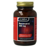 All Natural Resveratrol 100mg 60 Capsules - thumbnail