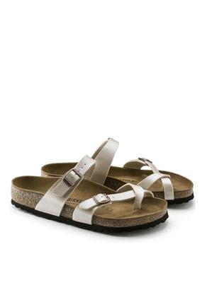 Birkenstock Mayari regular 71661 pearl white Beige 