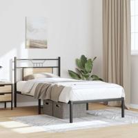 Bedframe zonder matras hout sonoma eikenkleurig 75x190 cm - thumbnail