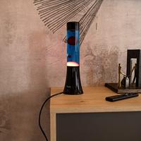 Mini lavalamp blauw en rood - thumbnail