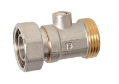 Kirchhoff Messing kogelkraan, blank, 3/4" Euro Conus x 3/4" IT, voor verdeelstuk uitgang - 988524055