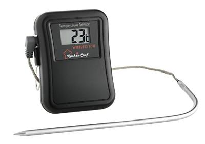 TFA Dostmann 14.1504 Barbecuethermometer Kabelsensor, Alarm, Met timer, Bewaking van kerntemperatuur Langzaam garen, Varken, Rund, Hert, Kalkoen, Lam, Konijn,