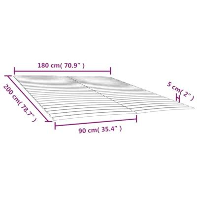 Lattenbodems 2 st met 48 latten 90x200 cm - thumbnail