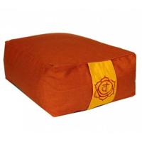 Meditatiekussen Oranje 2e chakra - 38x28x15 - thumbnail