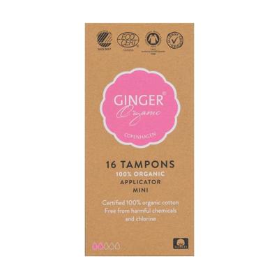 Ginger Organic Tampons Mini Met Applicator
