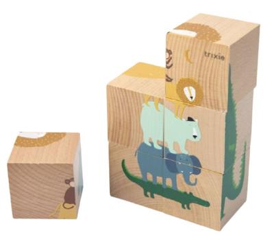 Trixie houten blokpuzzel dieren