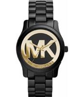 Horlogeband Michael Kors MK6057 Roestvrij staal (RVS) Zwart 20mm - thumbnail