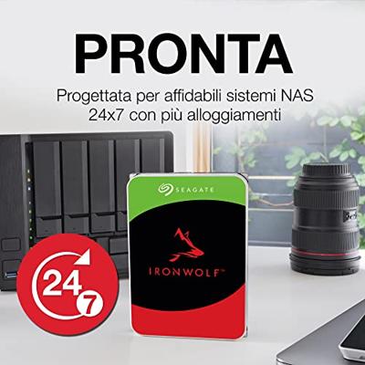 Seagate ST6000VN006 IronWolf HDD, 6 TB, 5400 RPM, 256 MB, 3.5", Serial ATA III - thumbnail