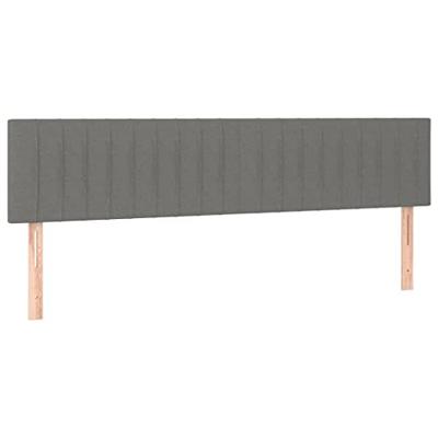 Bedframe zonder matras 120x190 cm stof donkergrijs