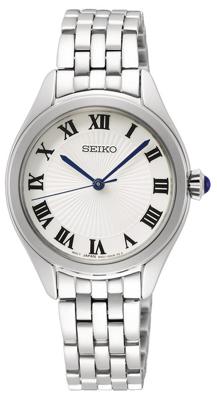 Seiko SUR327P1 dameshorloge Quartz zilverkleurig 29 mm Seiko SUR327P1 dameshorloge Quartz zilverkleurig 29 mm