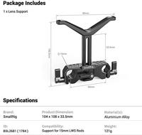 SmallRig BSL2681 15mm LWS universal lens support - thumbnail