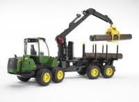 Bruder john deere bosbouw tractor - thumbnail