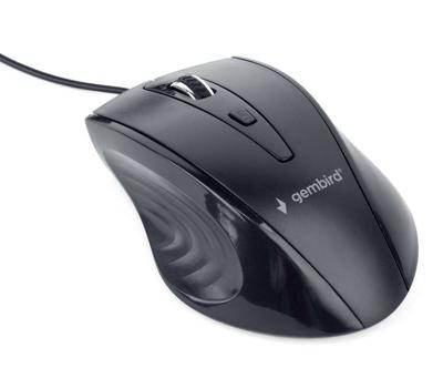 4-knops optische muis, USB, zwart