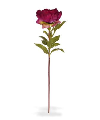Pioenroos (Paeonia) deluxe kunstbloem 55 cm cerise