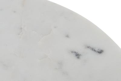 Bijzettafel DKD Home Decor Zwart Wit Metaal Marmer 40 x 40 x 50 cm