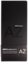 Apli Visitekaartenmap, Ft 27,5 x 12 cm, voor 160 kaarten, zwart - thumbnail