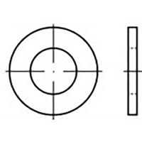 Onderlegring 4.3 mm 9 mm Staal 1000 stuk(s) TOOLCRAFT TO-6853569 - thumbnail
