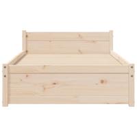Bedframe massief hout 90x190 cm - thumbnail