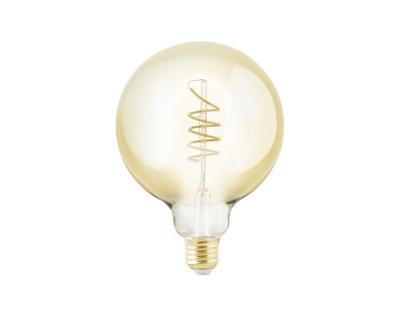 EGLO Ledlamp - bol - e27 - 245 lm - amber - dimbaar - spiraal