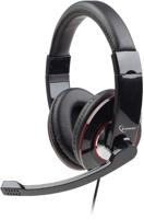 Headset Glossy Zwart USB - thumbnail