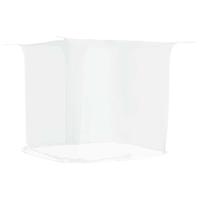 VidaXL Hangende klamboe 156 gaas 220x120x150 cm wit - thumbnail