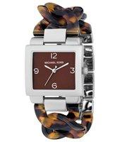 Horlogeband Michael Kors MK4107 Kunststof/Plastic Bruin 24mm Horlogeband Michael Kors MK4107 Kunststof/Plastic Bruin 24mm