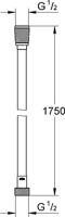 Grohe Doucheslang Silverflex Twistfree 175 cm Warm Sunset - thumbnail