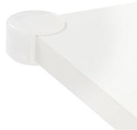 Jippie's dubbele tafelhoekjes (4 stuks) transparant - thumbnail