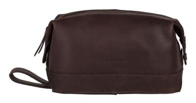 Burkely Vintage Toiletry Bag-Dark Brown