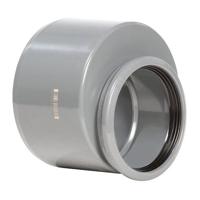 Wavin PVC Inzetverloopstuk 110x125mm - Waterdichte Mof-Spie Vijver Verbinding - thumbnail