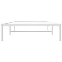 Bedframe metaal wit 100x200 cm - thumbnail