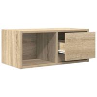TV-meubel 60x31x25,5 cm bewerkt hout sonoma eikenkleurig - thumbnail