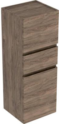 Geberit Renova Plan Halfhoge Kast 2 Deuren 1 La 39x36x105 cm Noten Hickory