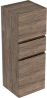 Geberit Renova Plan Halfhoge Kast 2 Deuren 1 La 39x36x105 cm Noten Hickory - thumbnail