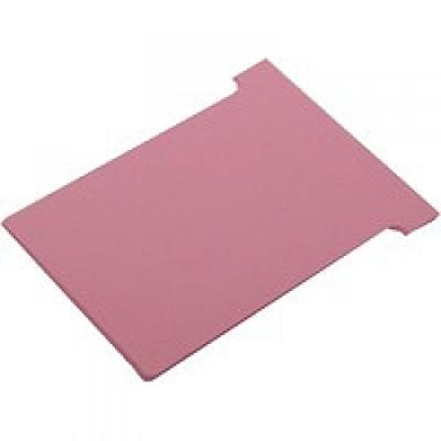 Nobo T-planbordkaarten index 2, ft 85 x 60 mm, roze - thumbnail