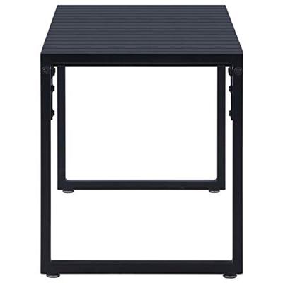 VidaXL Tuinbank 120,5 cm ps-plaat zwart VidaXL Tuinbank 120,5 cm ps-plaat zwart
