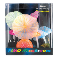 Superfish Fluo Mushroom: LED-Verlicht Aquarium Ornament met Energiezuinig Blauw Licht en Levendig Fluorescerend Effect - thumbnail