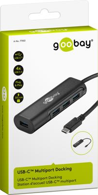 USB 3.2 GEN 1 (USB 3.0) USB-C naar USB-A adapter - 4 poorts - quick-charger - 5Gbit/s USB 3.2 GEN 1 (USB 3.0) USB-C naar USB-A adapter - 4 poorts - quick-charger - 5Gbit/s