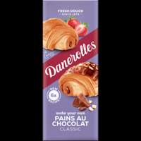 Danerolles Fresh Dough Pains au Chocolat Classic 6 Stuks 275 g bij Jumbo - thumbnail