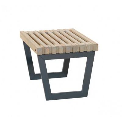 Moderne Bijzettafel/ Kruk Siesta - 80 CM - Drijfhout Grijs