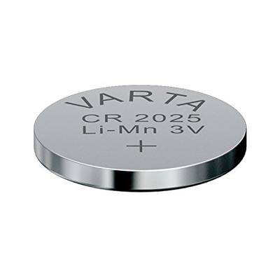 VARTA 13501025 - batterij Electronics lithium knoopcel CR2025 met 3 volt, capaciteit 170 mAh, voor verschillende apparaten en consumentenbehoeften