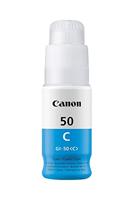 Inktfles - Canon - GI -50C - Cyaan - Pixma Megatank Compatibiliteit - (3403C001) - thumbnail