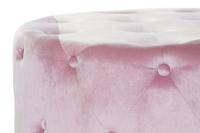 Voetensteun DKD Home Decor Roze Velvet Hout MDF Glam (2 pcs) - thumbnail