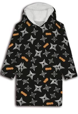 Naruto shuriken hoodie poncho maat XS - L - polyester