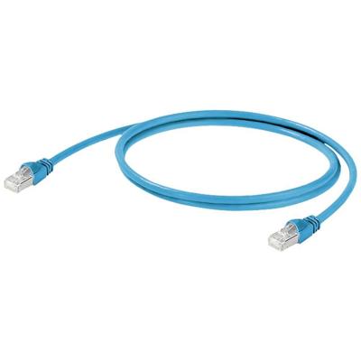 Weidmüller 2813820010 RJ45 Netwerkkabel, patchkabel CAT 5 SF/UTP 1.00 m Blauw Vlambestendig 1 stuk(s)