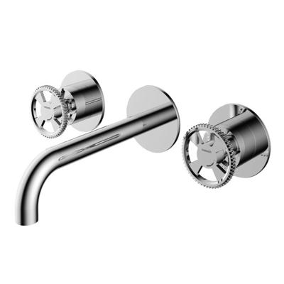 Wastafelmengkraan Hotbath Cobber @Work Inbouw 18 cm 3 Gats Chroom (excl. inbouwdeel)
