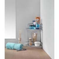 Metaltex Onda Badkamer-Hoekrek 2 Etages 22x22x35 cm Zilver - thumbnail