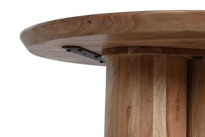 Hoofdtafel Home ESPRIT Bruin Natuurlijk Acacia 80 x 80 x 45 cm