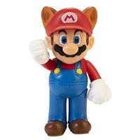Super Mario Mini Action Figure - Raccoon Mario - thumbnail